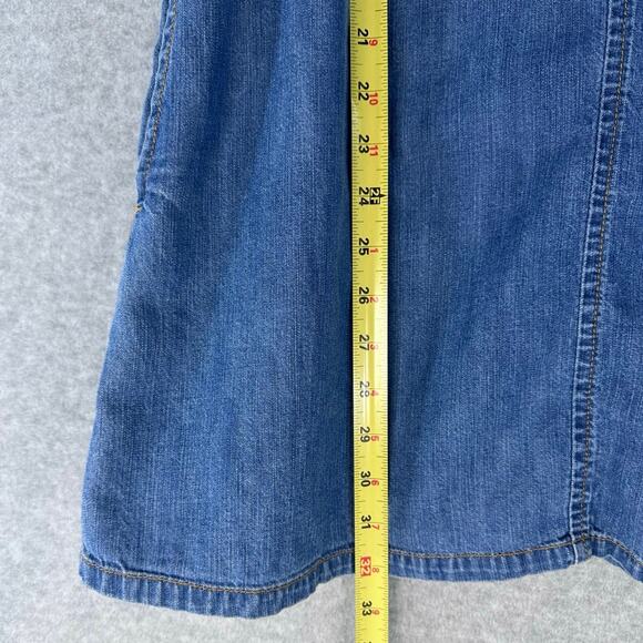BDG Urban Outfitters Womens sz M Denim Dress Jumper Pockets BOHO Streetwear - Picture 6 of 11